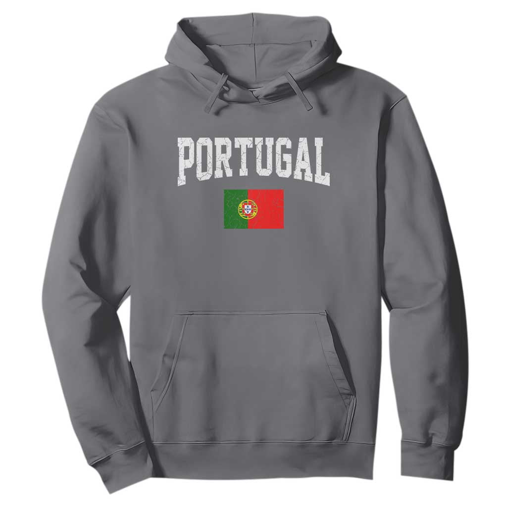 Vintage Portugal Flag Portuguese Pride Throwback Design Hoodie