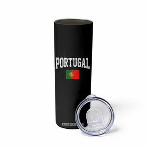 Vintage Portugal Flag Portuguese Pride Throwback Design Skinny Tumbler