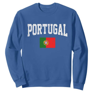 Vintage Portugal Flag Portuguese Pride Throwback Design Sweatshirt