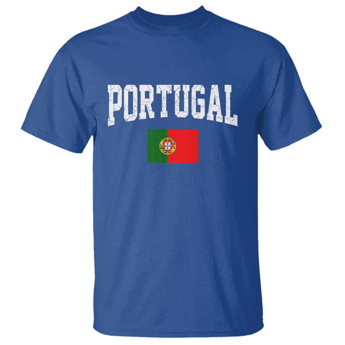 Vintage Portugal Flag Portuguese Pride Throwback Design T Shirt