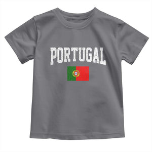 Vintage Portugal Flag Portuguese Pride Throwback Design Toddler T Shirt