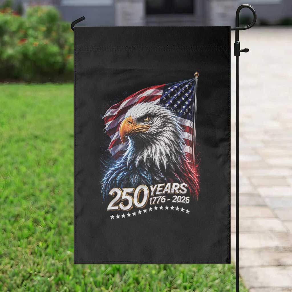 250 Years USA 250th Anniversary Garden Flag Patriotic Eagle 4th of July TS11 Print Your Wear