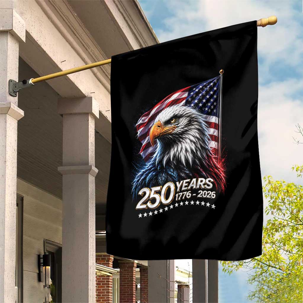 250 Years USA 250th Anniversary Garden Flag Patriotic Eagle 4th of July TS11 Print Your Wear