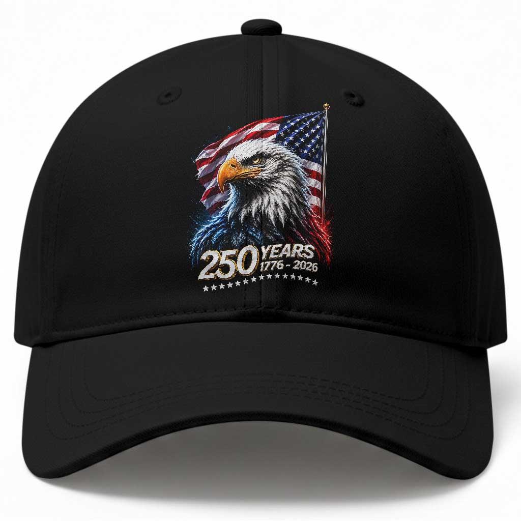 250 Years USA 250th Anniversary Baseball Cap Patriotic Eagle 4th of July