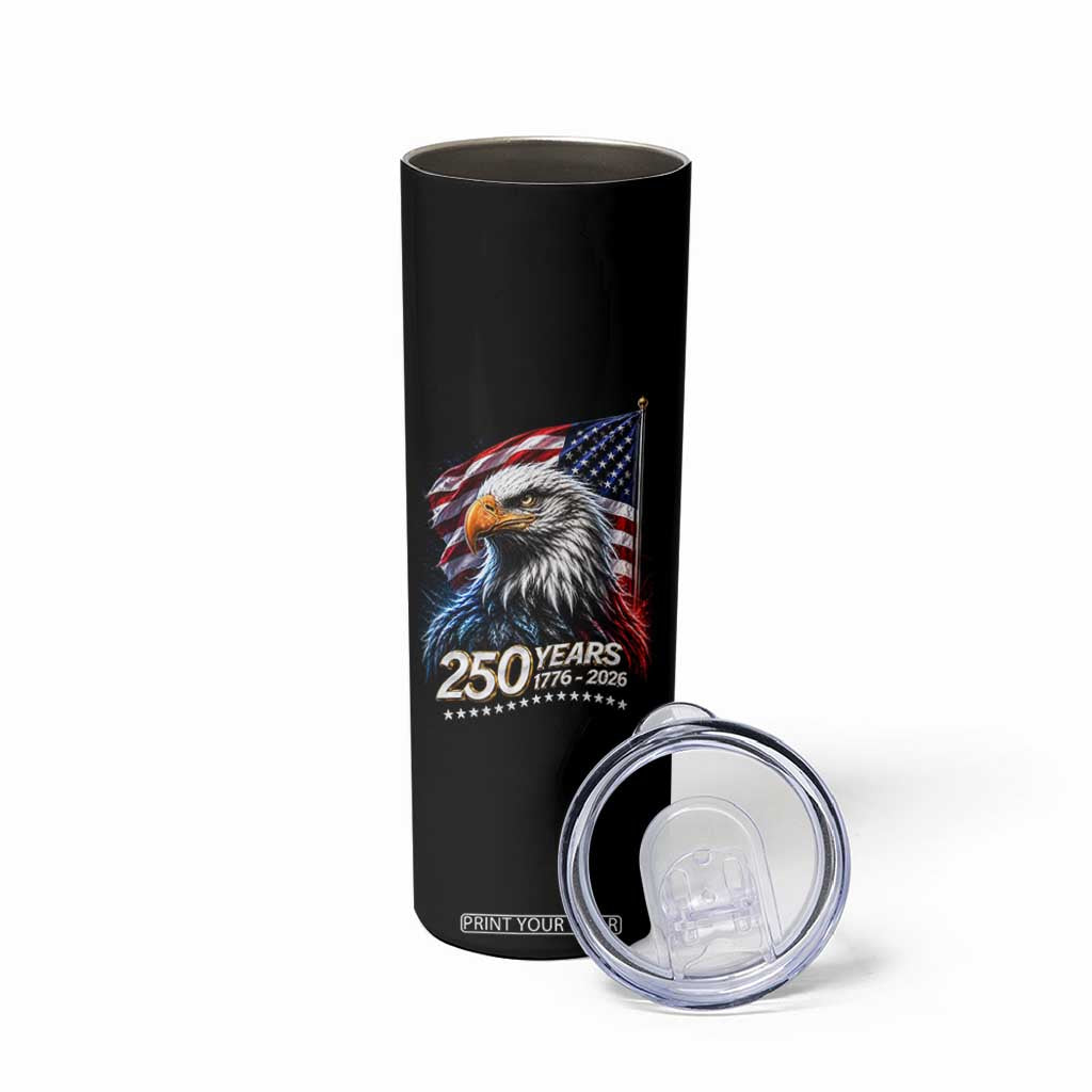 250 Years USA 250th Anniversary Skinny Tumbler Patriotic Eagle 4th of July TS11 Print Your Wear