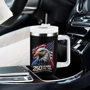 250 Years USA 250th Anniversary Tumbler With Handle Patriotic Eagle 4th of July TS11 Print Your Wear