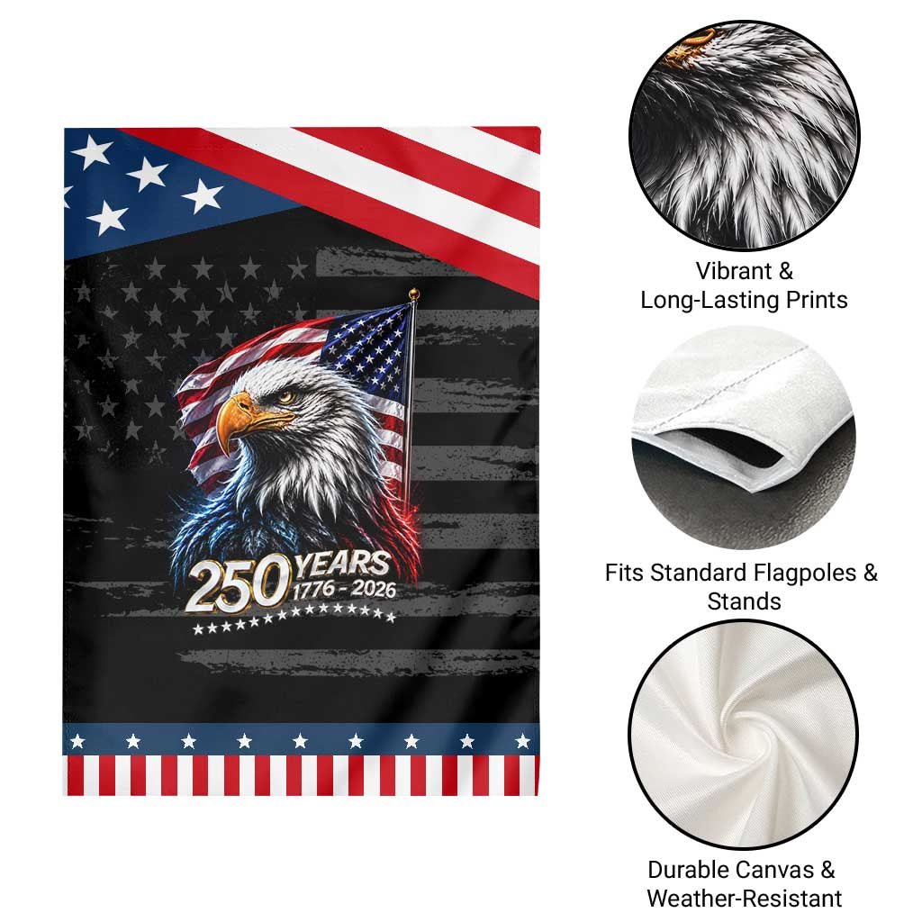250 Years USA 250th Anniversary Patriotic Garden Flag Patriotic Eagle 4th of July TS11 Print Your Wear