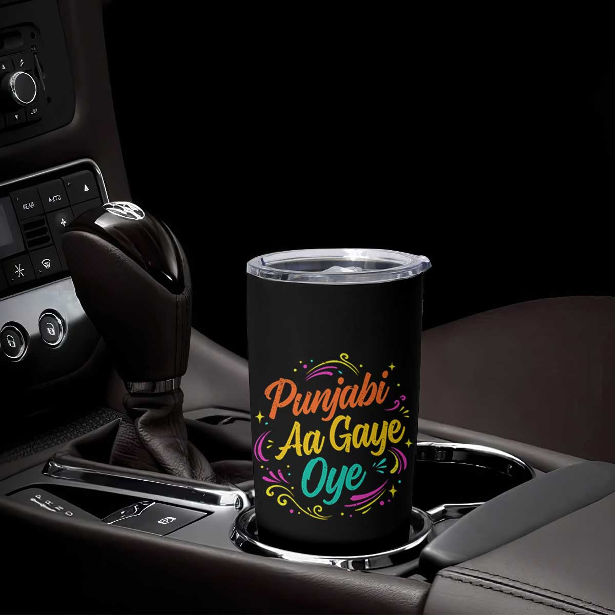 Punjabi Aa Gaye Oye Tumbler Cup Funny Indian Holi Gifts TS11 Print Your Wear