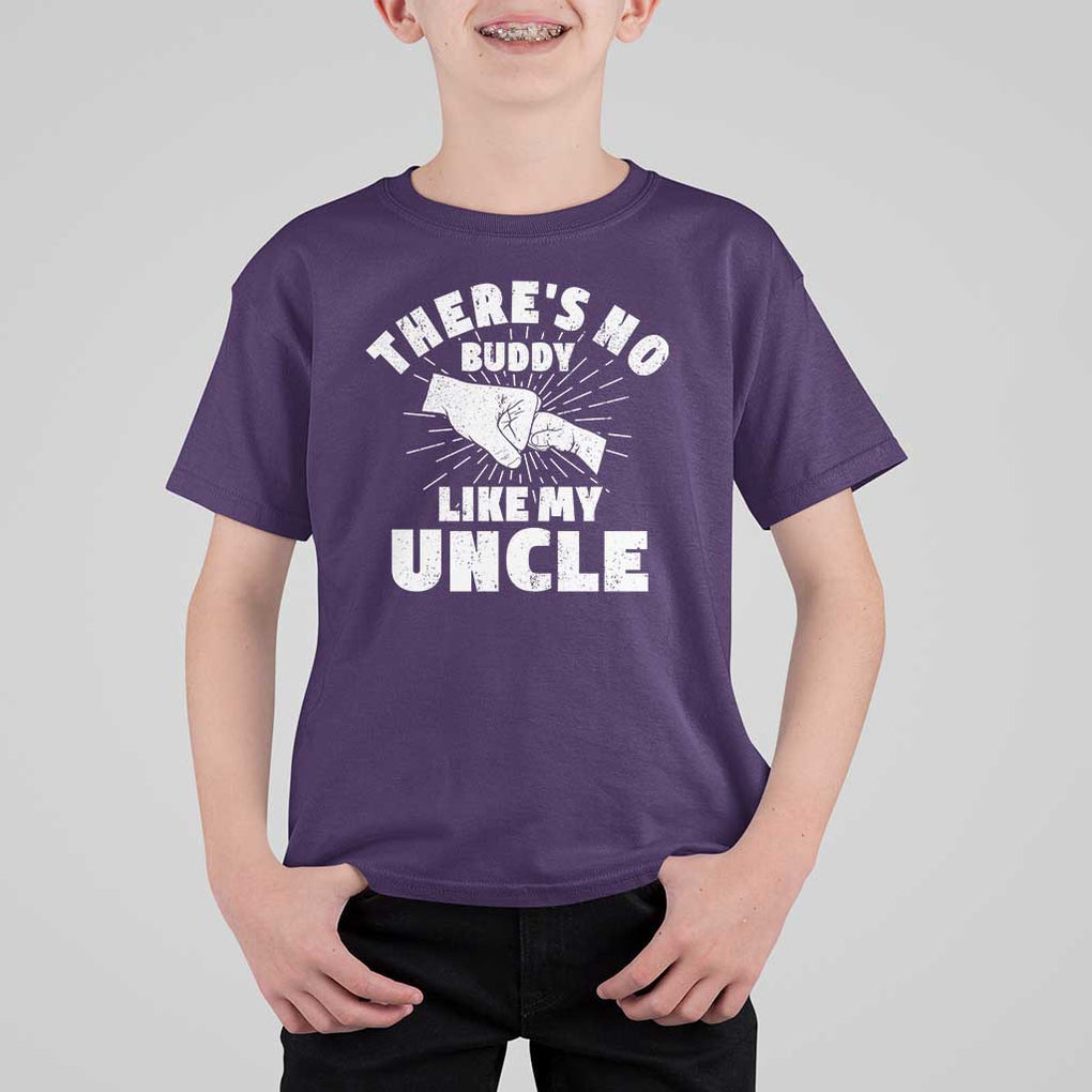 Funny Uncle T Shirt For Kid There's No Buddy Like My Uncle Family Matching TS11 Purple Print Your Wear