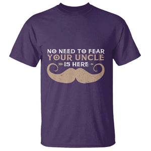 Funny Uncle T Shirt No Need To Fear Your Uncle Is Here TS11 Purple Print Your Wear