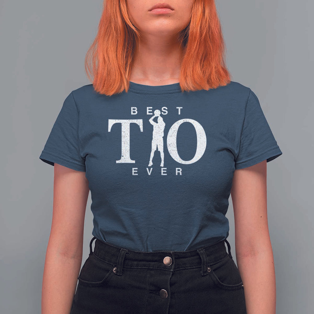 Funny Uncle Basketball T Shirt For Women Best Tio Ever Sport Player TS11 Navy Print Your Wear
