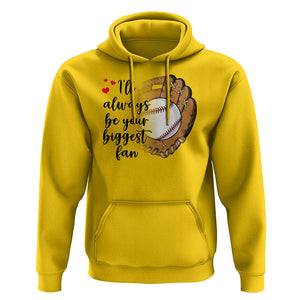 Funny Baseball Fan Hoodie I'll Always Be Your Biggest Fan Parents TS11 Daisy Print Your Wear