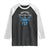 Funny Swimmer Raglan Shirt Why Run When You Can Fly Pool Swimming Butterfly TS11 Black White Print Your Wear