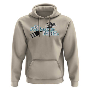 Funny Swimmer Hoodie Eat Pasta Swim Fasta Fork Swimming TS11 Sand Print Your Wear