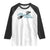 Funny Swimmer Raglan Shirt Eat Pasta Swim Fasta Fork Swimming TS11 White Black Print Your Wear