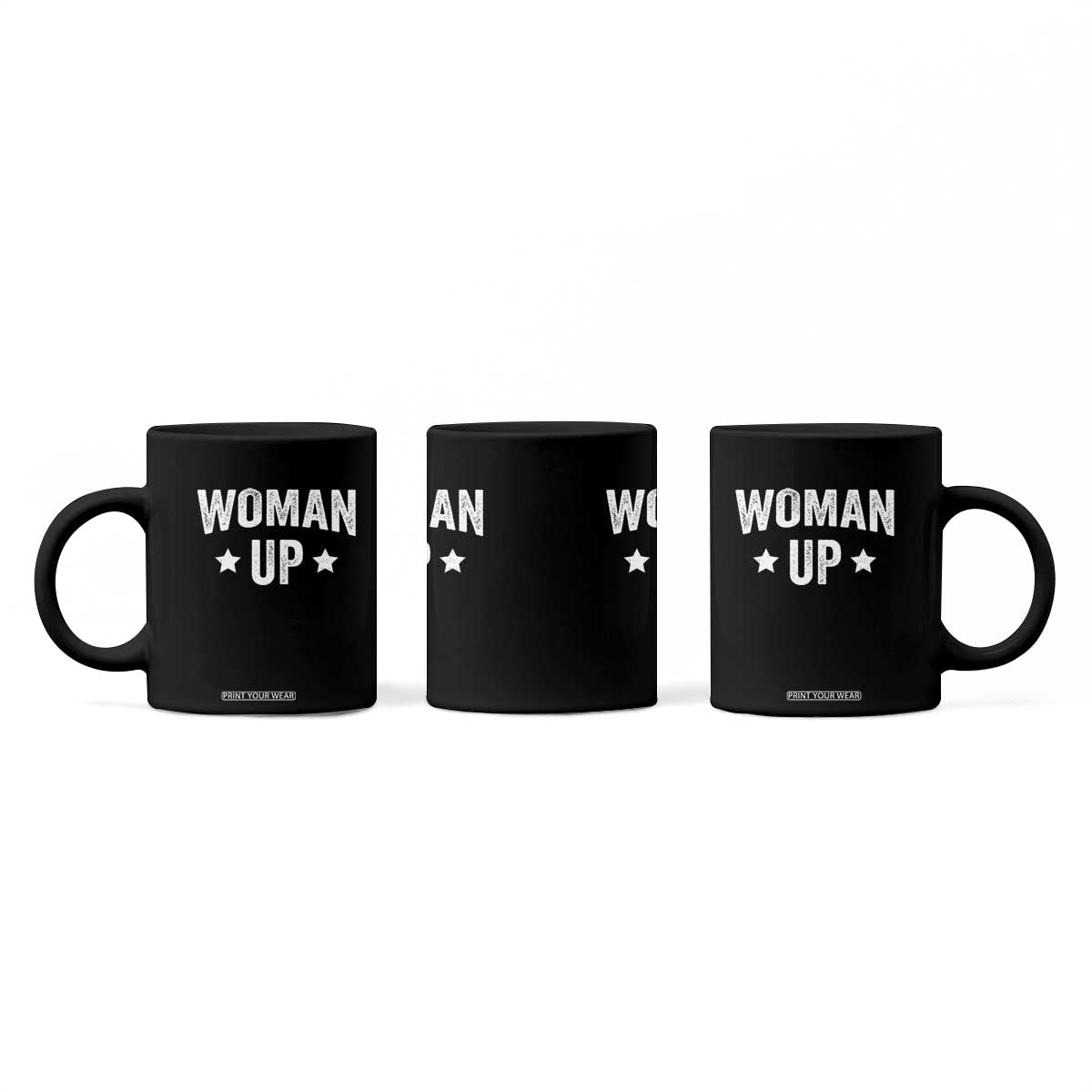 Woman Up Coffee Mug Fitness Gym Workout Feminist TS11 Print Your Wear