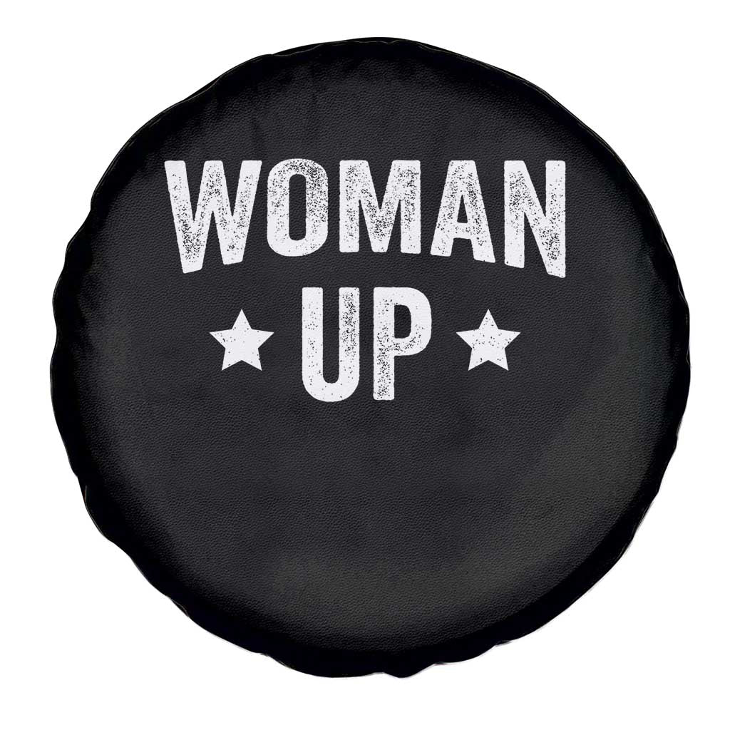 Woman Up Spare Tire Cover Fitness Gym Workout Feminist TS11 Print Your Wear