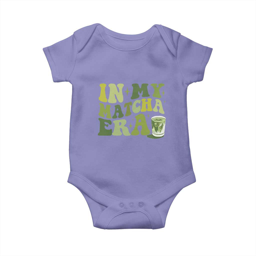 In My Matcha Era Baby Onesie Matcha Latte Lover TS11 Violet Print Your Wear