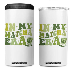 In My Matcha Era 4 in 1 Can Cooler Tumbler Matcha Latte Lover TS11 One Size: 16 oz White Print Your Wear