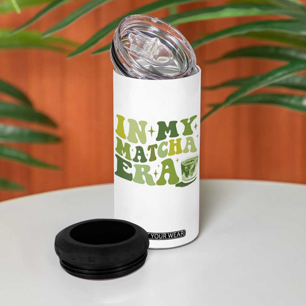 In My Matcha Era 4 in 1 Can Cooler Tumbler Matcha Latte Lover TS11 Print Your Wear