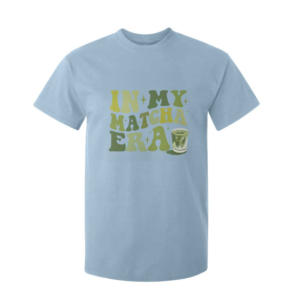In My Matcha Era T Shirt For Kid Matcha Latte Lover TS11 Light Blue Print Your Wear
