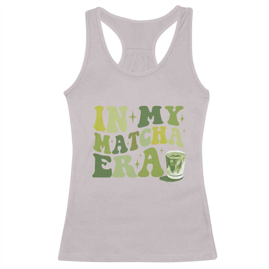 In My Matcha Era Racerback Tank Top Matcha Latte Lover TS11 Ice Gray Print Your Wear