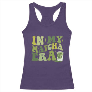 In My Matcha Era Racerback Tank Top Matcha Latte Lover TS11 Purple Print Your Wear
