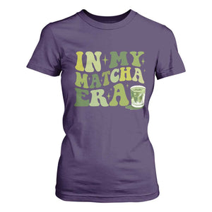 In My Matcha Era T Shirt For Women Matcha Latte Lover TS11 Purple Print Your Wear