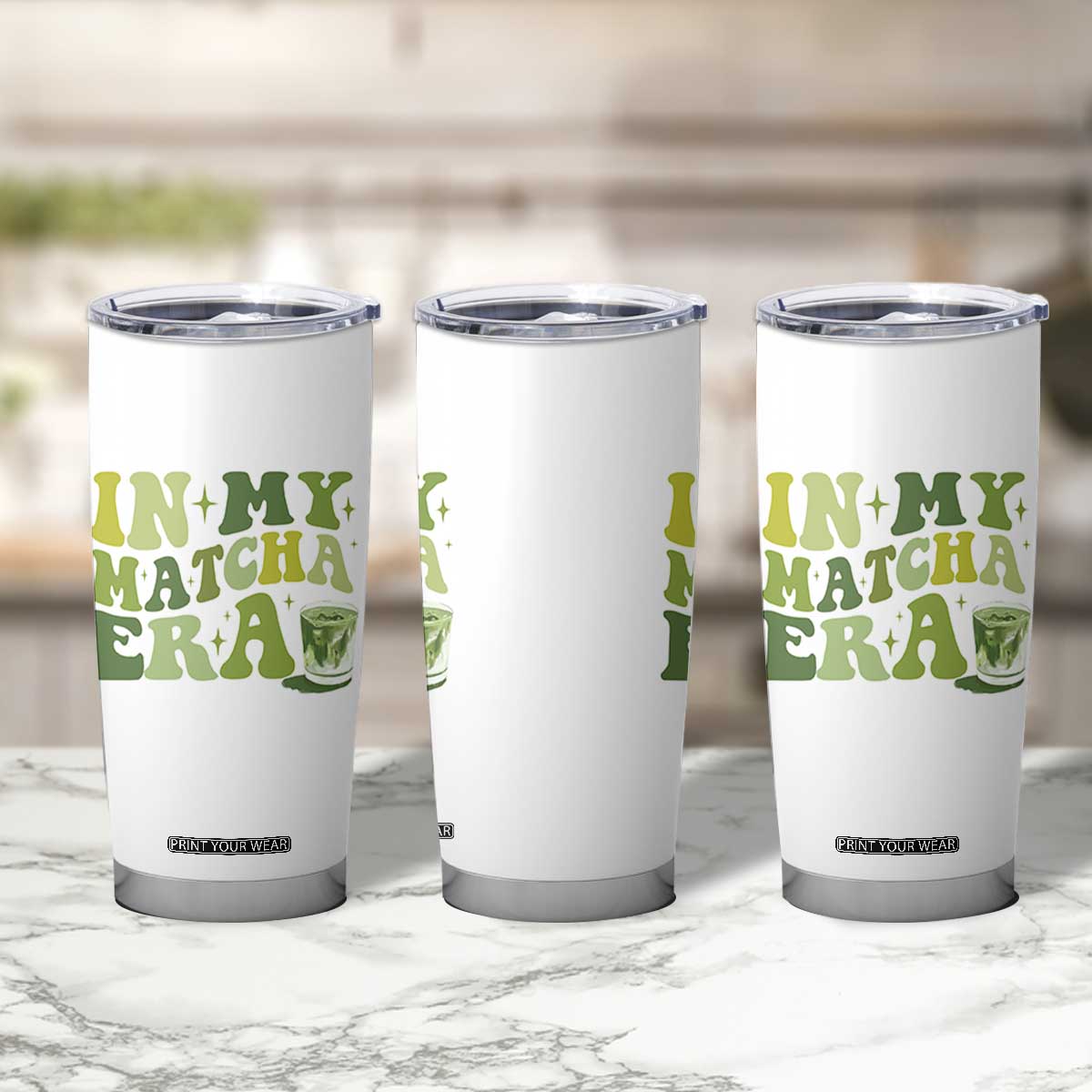 In My Matcha Era Tumbler Cup Matcha Latte Lover TS11 Print Your Wear