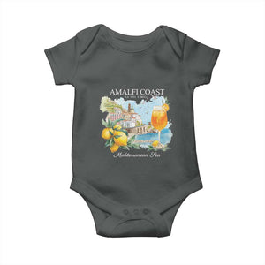 Amalfi Coast Italy Travel Baby Onesie La Vita E Bella Lemon Travel Souvenir TS11 Dark Heather Print Your Wear