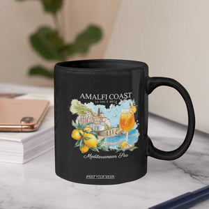 Amalfi Coast Italy Travel Coffee Mug La Vita E Bella Lemon Travel Souvenir TS11 Print Your Wear