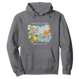 Amalfi Coast Italy Travel Hoodie La Vita E Bella Lemon Travel Souvenir TS11 Charcoal Print Your Wear
