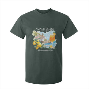 Amalfi Coast Italy Travel T Shirt For Kid La Vita E Bella Lemon Travel Souvenir TS11 Dark Forest Green Print Your Wear