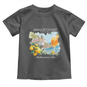 Amalfi Coast Italy Travel Toddler T Shirt La Vita E Bella Lemon Travel Souvenir TS11 Dark Heather Print Your Wear