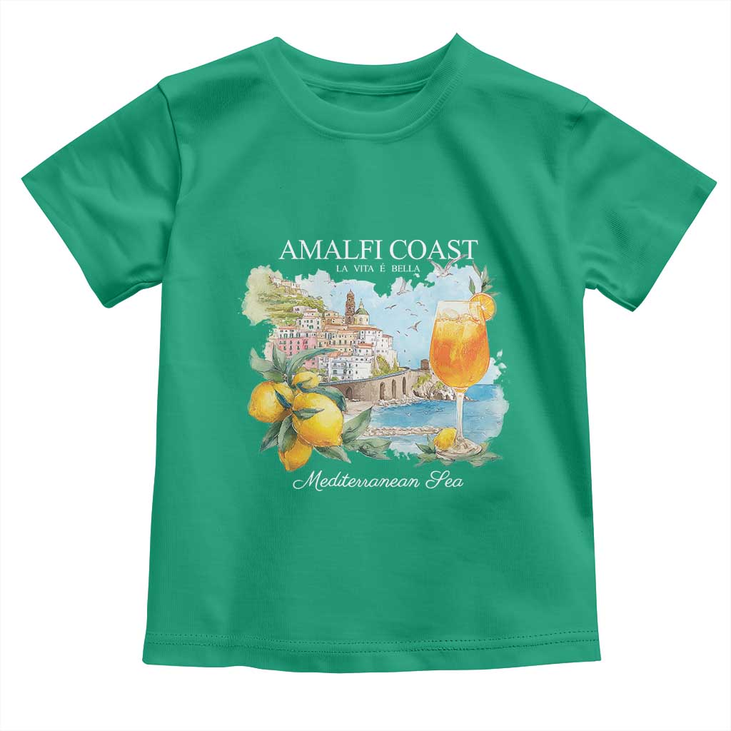 Amalfi Coast Italy Travel Toddler T Shirt La Vita E Bella Lemon Travel Souvenir TS11 Irish Green Print Your Wear