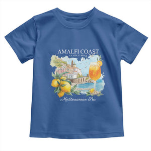 Amalfi Coast Italy Travel Toddler T Shirt La Vita E Bella Lemon Travel Souvenir TS11 Royal Blue Print Your Wear