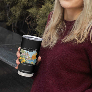 Amalfi Coast Italy Travel Tumbler Cup La Vita E Bella Lemon Travel Souvenir TS11 Print Your Wear