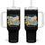 Amalfi Coast Italy Travel Tumbler With Handle La Vita E Bella Lemon Travel Souvenir TS11 One Size: 40 oz Black Print Your Wear
