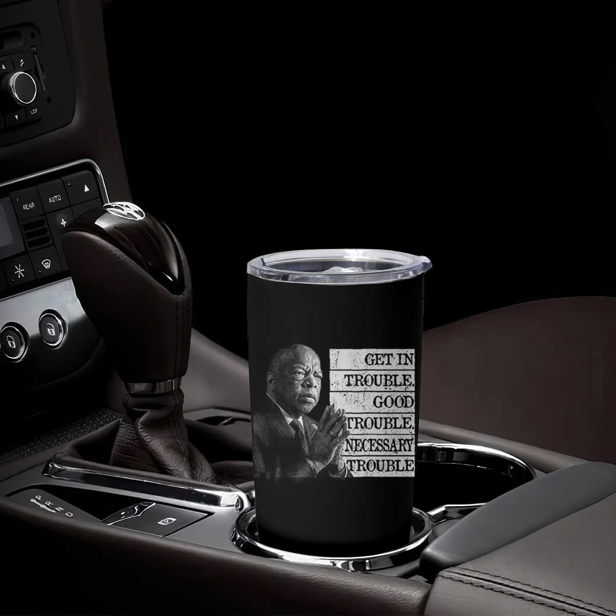 John Lewis Tumbler Cup Get In Good Necessary Trouble Social Justice TS11 Print Your Wear