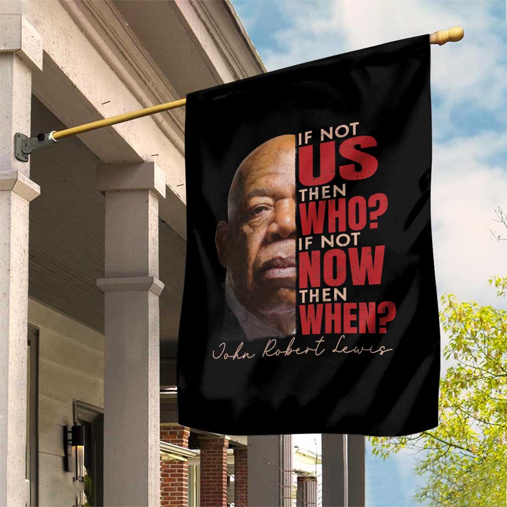 John Lewis Garden Flag If Not Us Then Who If Not Now Then When TS11 Print Your Wear