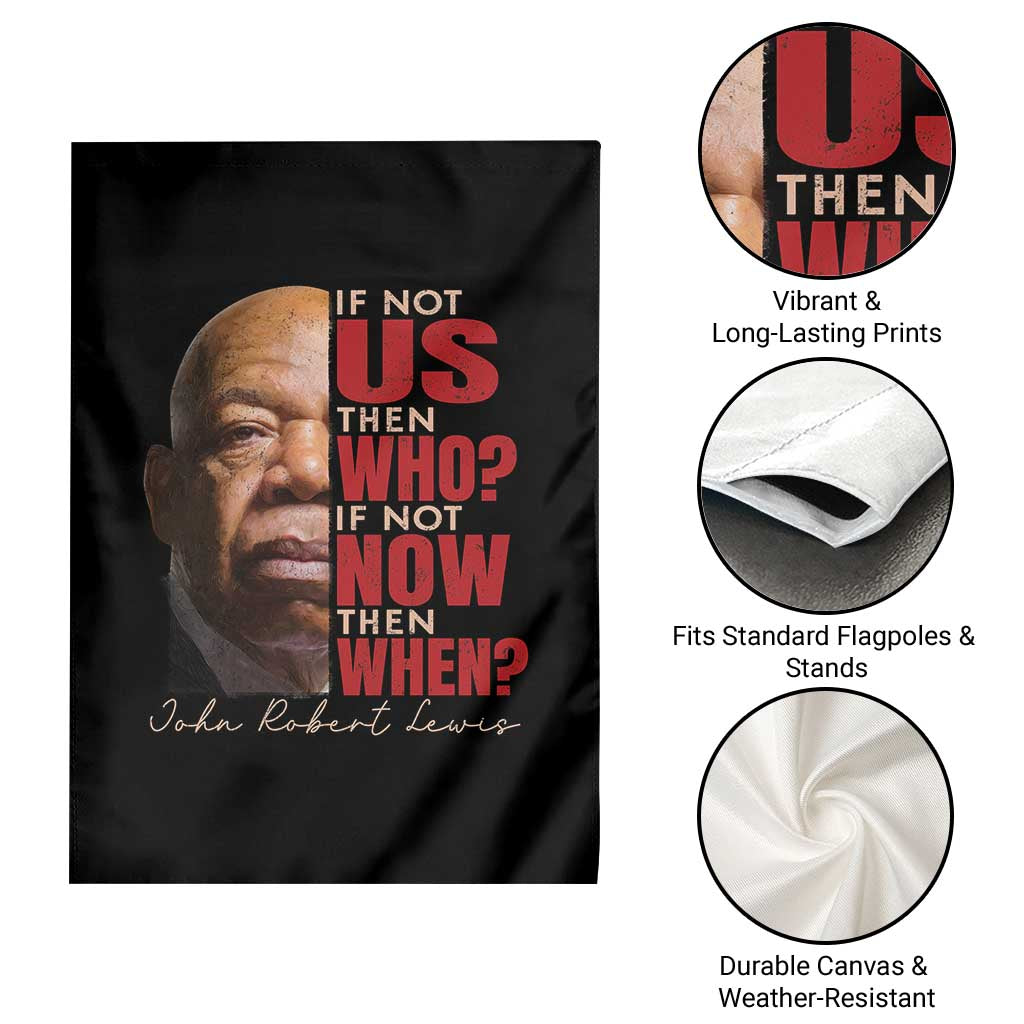 John Lewis Garden Flag If Not Us Then Who If Not Now Then When TS11 Print Your Wear