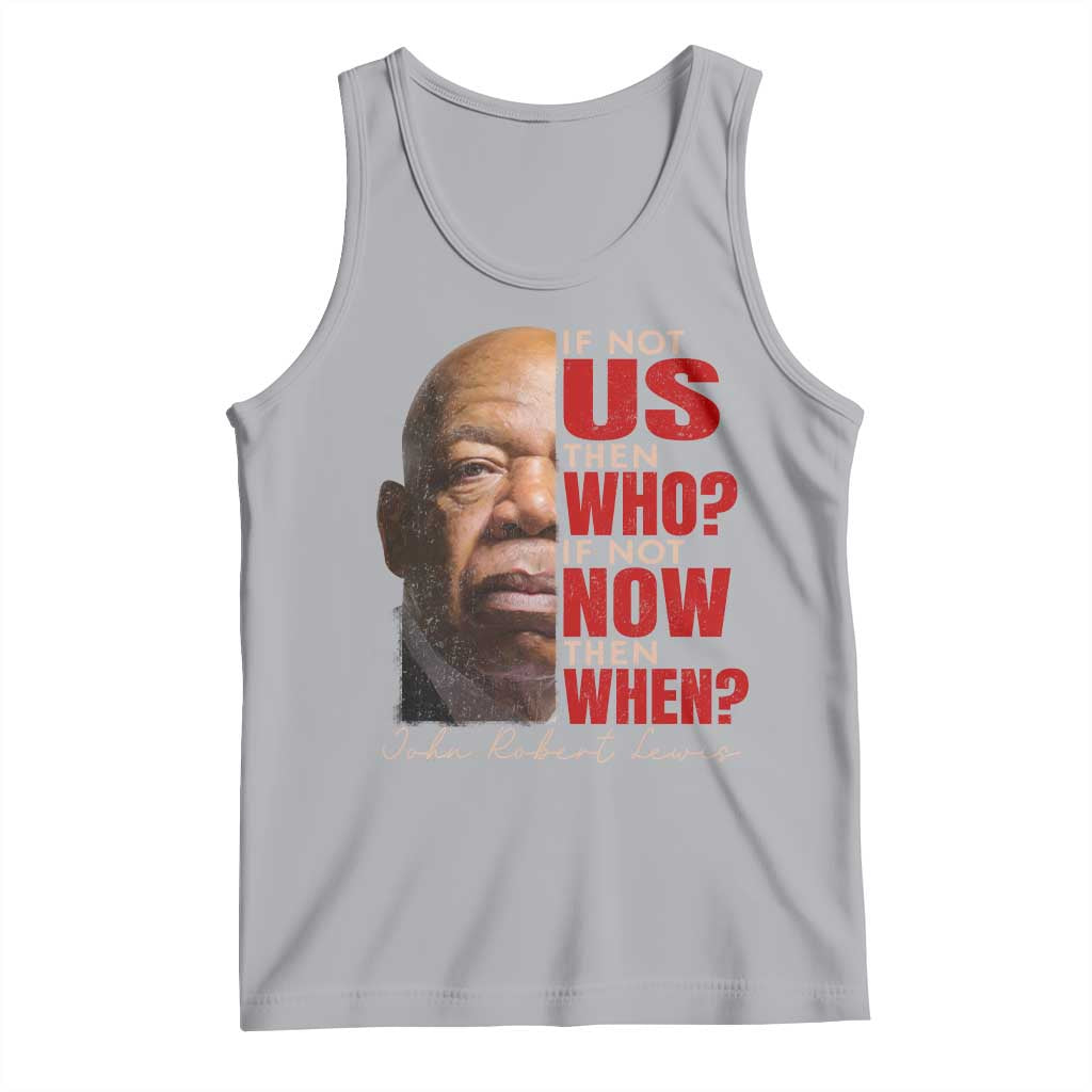 John Lewis Tank Top If Not Us Then Who If Not Now Then When TS11 Athletic Heather Print Your Wear