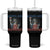 Funny Bitches Love Independence 4th Of July Tumbler With Handle Retro Statue Of Liberty TS11 One Size: 40 oz Black Print Your Wear