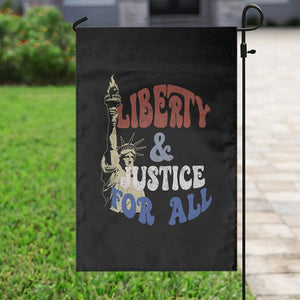 Funny 4th of July Liberty And Justice For All Garden Flag Statue Of Liberty TS11 Print Your Wear