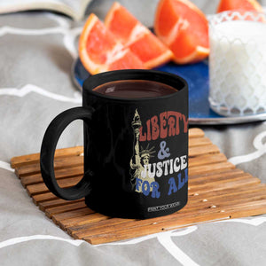 Funny 4th of July Liberty And Justice For All Coffee Mug Statue Of Liberty TS11 Print Your Wear
