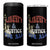 Funny 4th of July Liberty And Justice For All 4 in 1 Can Cooler Tumbler Statue Of Liberty TS11 One Size: 16 oz Black Print Your Wear