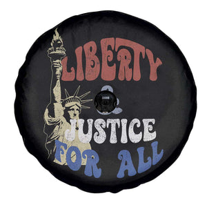 Funny 4th of July Liberty And Justice For All Spare Tire Cover Statue Of Liberty TS11 Print Your Wear
