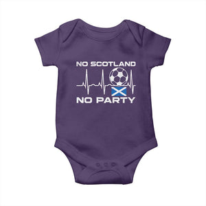 No Scotland No Party Baby Onesie Scotland Football Proud Scottish Fan
