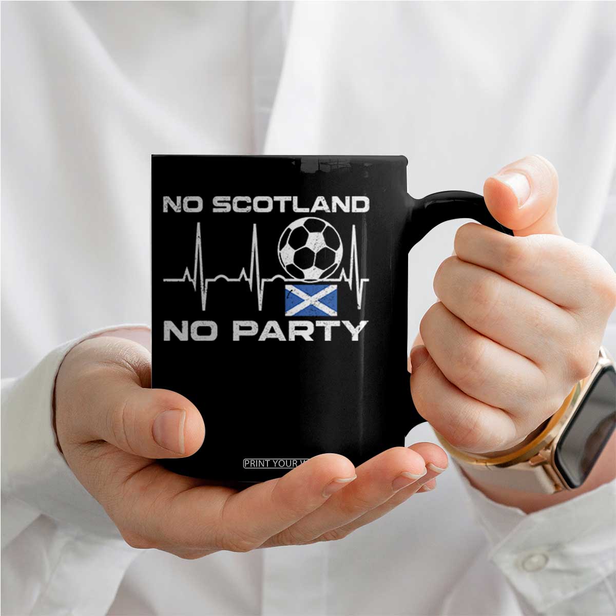 No Scotland No Party Coffee Mug Scotland Football Proud Scottish Fan