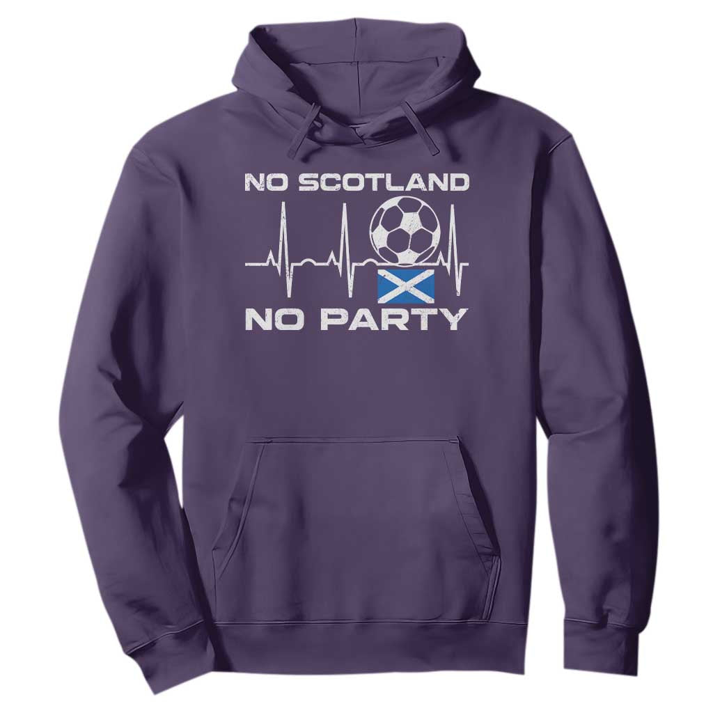 No Scotland No Party Hoodie Scotland Football Proud Scottish Fan